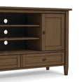 thumbnail image 6 of Simpli Home Simpli Home Warm Shaker 47 inch Wide Solid Wood Transitional TV Stand in Rustic Natural Aged Brown For TVs up to 50 inches, 6 of 12