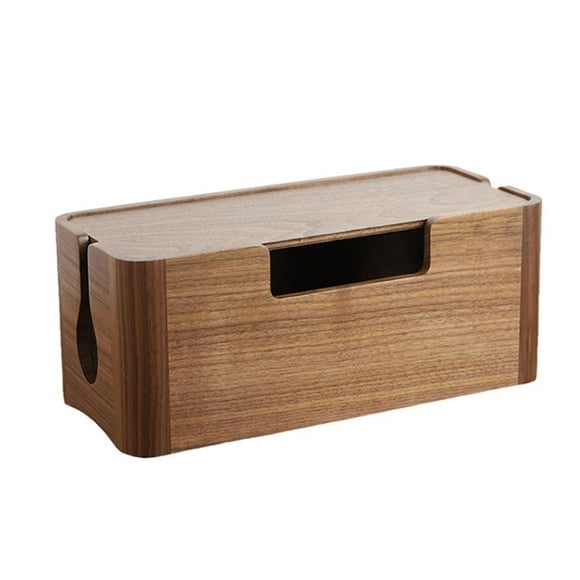 Redempat Cables Neatly Organized Wooden Cable Management Box Sturdy And Durable Wooden Cable Management Boxes