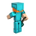 thumbnail image 2 of Minecraft Construction de bloc figurine Alex de jeu vidéo, 2 of 6
