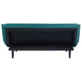 thumbnail image 6 of Modway Glance Tufted Convertible Fabric & Wood Sofa Bed in Teal and Black, 6 of 6