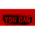 thumbnail image 2 of "You Can" Gym Culture Adult Red Crew Neck Short Sleeve Tee-XL, 2 of 2