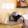 thumbnail image 5 of PinesC Cone Coffee Filter Holder Acrylic Coffee Filter Container Pour Over Coffee Paper Filter Storage Dispenser For #1#2 Cone Coffee Filter Paper Black, 5 of 5