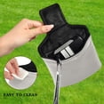 thumbnail image 4 of Haosy Grey Golf Mallet Putter Cover Strong Magnetic Leather Golf Club Headcover Closure, 4 of 7