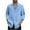 Light Blue, variant on LODIENY Button Down Linen Shirts for Men Lightweight Casual Long Sleeve Regular Fit Cotton Beach Vacation Tees Shirt Tops Army Green XL