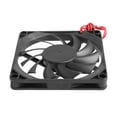 thumbnail image 6 of 12V 2-Pin 80x80x10mm PC Computer CPU System Heatsink Brushless Cooling Fan 8010, 6 of 7