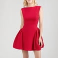 thumbnail image 1 of WILLBEST Vestidos Casuales Para Mujer Verano Belleza Sin Mangas Atmósfera Moda Vestido De Color Sólido Para Mujer, 1 of 3