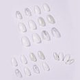 thumbnail image 3 of False Nails,24 Pcs French Nails Full Cover Fake Nail Natural False Acrylic Nails Art Tips Sets for Daily Use, 3 of 4