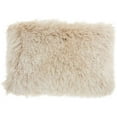 thumbnail image 1 of 14 x 20 Po. Coussin Beige Super Shaggy, 1 of 1