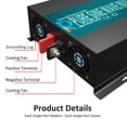 thumbnail image 2 of WZRELB 3000W 12V Pure Sine Wave Solar Power Inverter DC AC Converter (RBP300012W),Black, 2 of 5