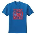 thumbnail image 2 of Straight Outta Buffalo BUF Fan | Fantasy Football | Mens Sports Graphic T-Shirt, Royal, Small, 2 of 4