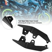 Carbon Tail Seat Side Cowl Cover Fairing For Yamaha MT-09 FZ09 2017-2021
