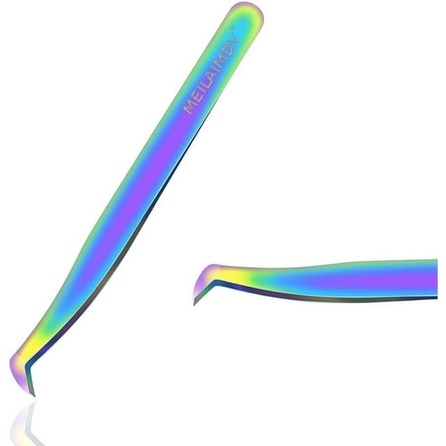Eyelash Extension Tweezers -Precision Volume Tweezers for Easy Fans False Lashes Cluster 2D-6D Volume Lash Tweezers(Colored)