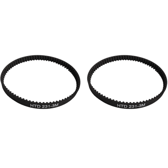 2 EFP Belt 231-3M-6 for Shark Rotator NV500 UV500 Series Lift-Away Vacuums