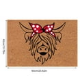 Cow's Shaggy Doormat Themed Doormat Entrance Way Mat With