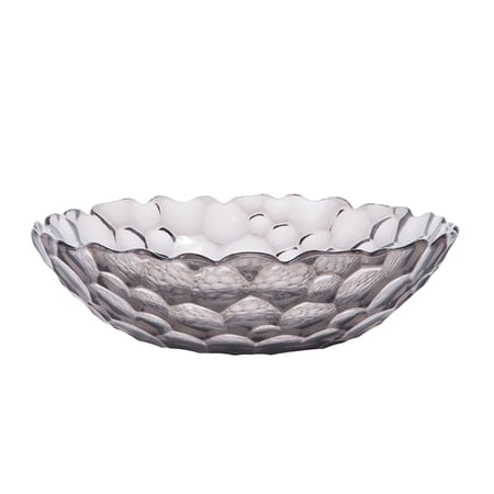 

FRCOLOR Honeycomb Design Fruit Plate Crystal Appearance Snack Nut Dish Plastic Candy Holder Table Ornaments (Black)