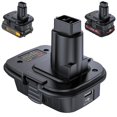 thumbnail image 1 of Adaptador convertidor de batería DEWALT de 18 V a 20 V para Milwaukee M18, 1 of 7