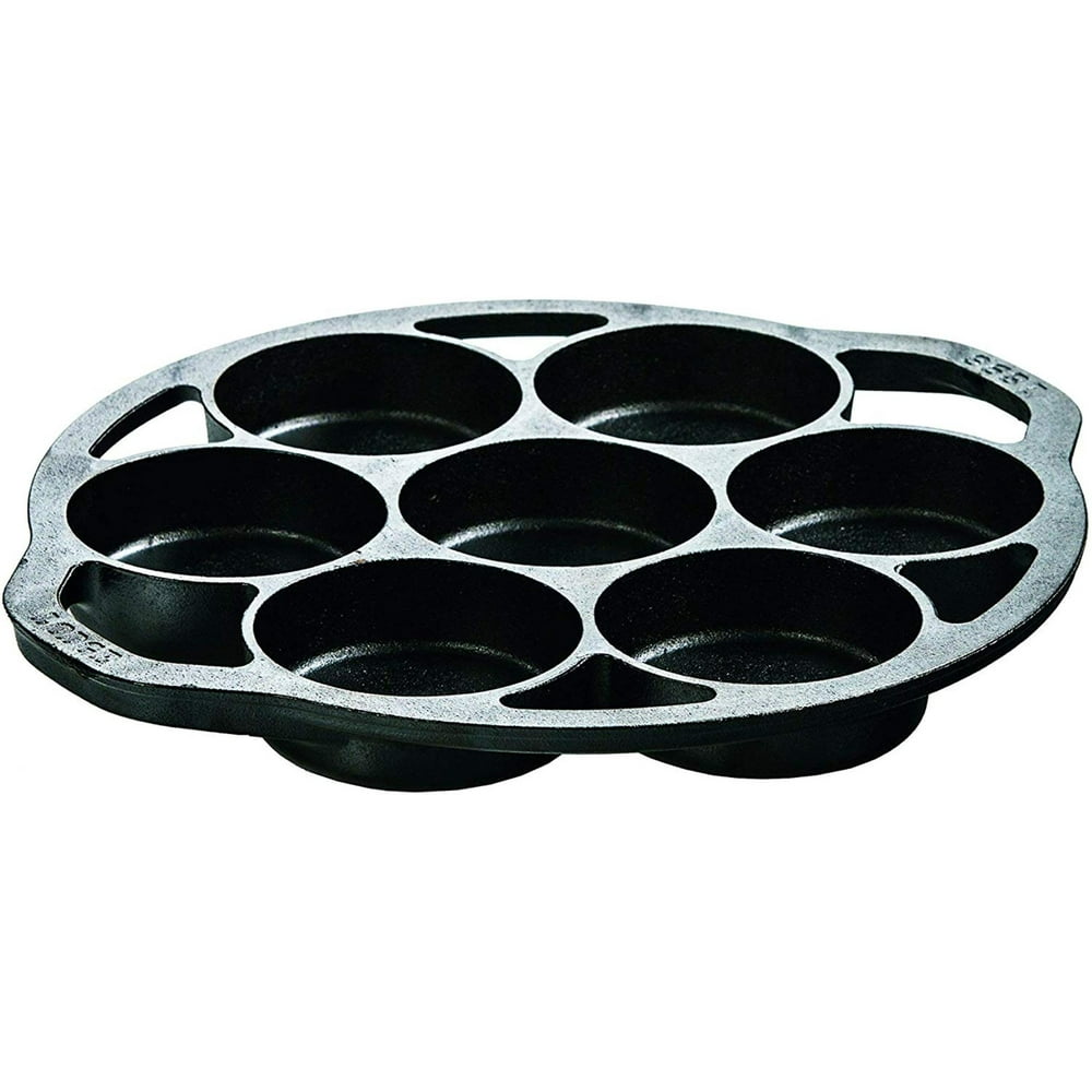 Cast Iron Mini Cake Pan. Preseasoned Cast Iron Cake Pan for Baking