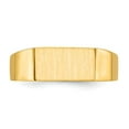 thumbnail image 4 of 14K Yellow Gold Ring Band Signet 5.5x10.5mm Closed Back, Size 5, 4 of 5