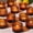 Amber, variant on 24 pcs Amber Tealight Candle Holders, Glass Votive Candle Holders Fall Decorations for Home Table Fall Wedding Centerpieces, Party Supplies and Vintage Decor