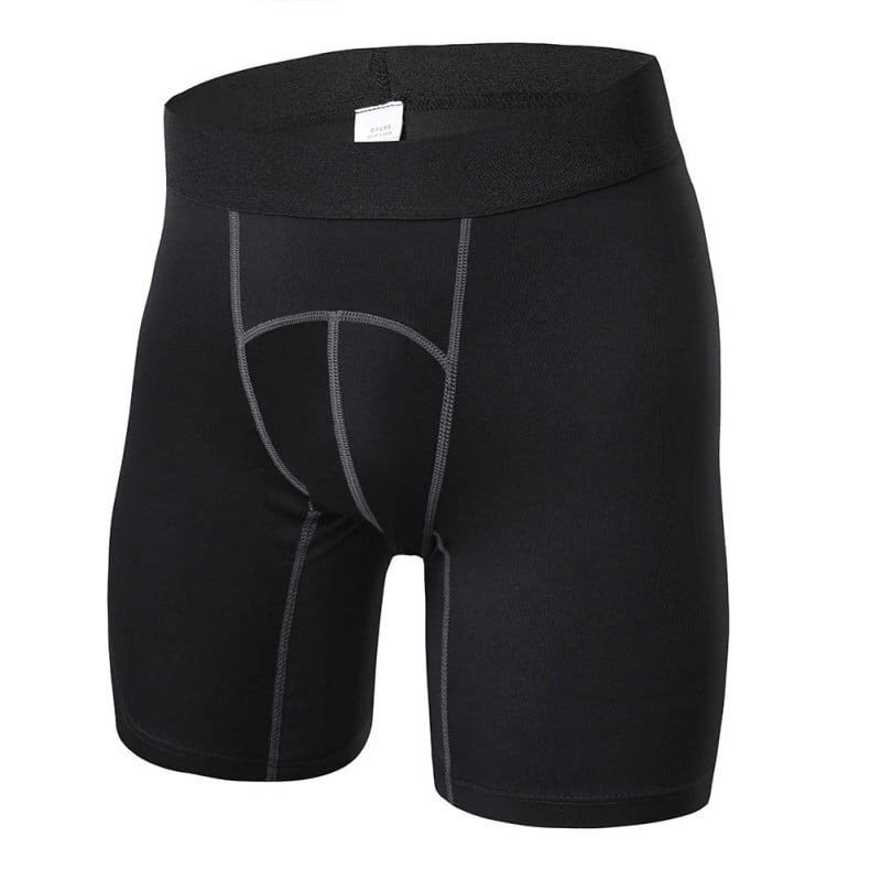 Runhit Mens Compression Shorts,Sliding Spandex Compression Yoga Shorts Underwear 