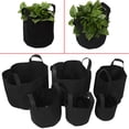 thumbnail image 4 of BESTONZON 2PCS 5 Gallon Aeration Pots Container Non-woven Plant Grow Bags with Strap Handles for Nursery Garden and Planting (Black), 4 of 6