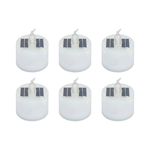 Solar Tea Light Candles,6pcs Solar Tea Lights Solar Tea Light Flameless Outdoor Solar Tea Lights True to Its Promise