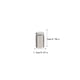 thumbnail image 4 of Riwesomey Tornillo publicitario Hueco de alto brillo Diseño aerodinámico Espejo de vidrio Clavo Tuerca ligera Perno Soporte para colgar en la pared 12x20 Herramientas y ferretería 12x20mm Riwesomey TO008095-01B, 4 of 6