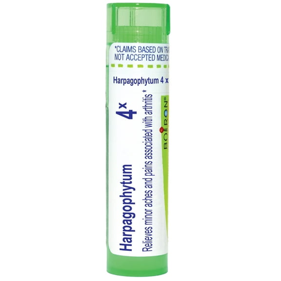 Boiron Harpagophytum 4X, Homeopathic Medicine for Minor Aches and Pain Associated with Arthritis, 80 Pellets