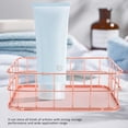 thumbnail image 5 of Desktop Metal Storage Basket Storage Box Iron Grid Storage Tray Net Basket Storage Bins Storage Basket Gold Fruit, 5 of 5
