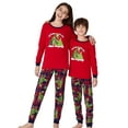 thumbnail image 2 of Beezizac Family Matching Christmas Pajamas for girls/boys Holiday Dinosaur Plaid Cotton Kids PJ Sets Size 10, 2 of 7