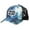 Grey, variant on Panama Jack Fish Baseball Cap - Blue Lagoon Tie-Dye Microfiber, Mesh, Snap-Back (Grey)
