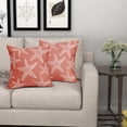 thumbnail image 4 of Beach Coral Starfish Pillow Covers 20X20 Inch Summer Nautical Coastal Ocean Decorative Pillow Cases Set of 2 Cotton Linen Throw Pillows Seasonal Home Decor for Sofa Couch Cushion Outdoor, 4 of 4