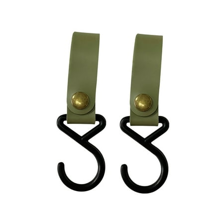 

Jpgif 2PCS Outdoor Camping Leather Hook S Type Kitchenware Finishing Hook