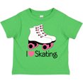 thumbnail image 3 of Inktastic Girls I Heart Skating Girls Toddler T-Shirt, 3 of 5