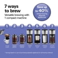 thumbnail image 2 of 7 - in - 1 Stainless Coffee Maker, 6 - Cup Drip & Pour Over, Chrome Silver, 1050W, Dishwasher - Safe, 2 of 7