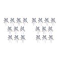 thumbnail image 4 of sweethay 10 piezas Bow Pull Decor Home Multi-colores Embalaje festivo Ligero Impreso Hand-Pulled Flower Event Gold Light Blue Dorado Azul Claro 2Conjunto, 4 of 6