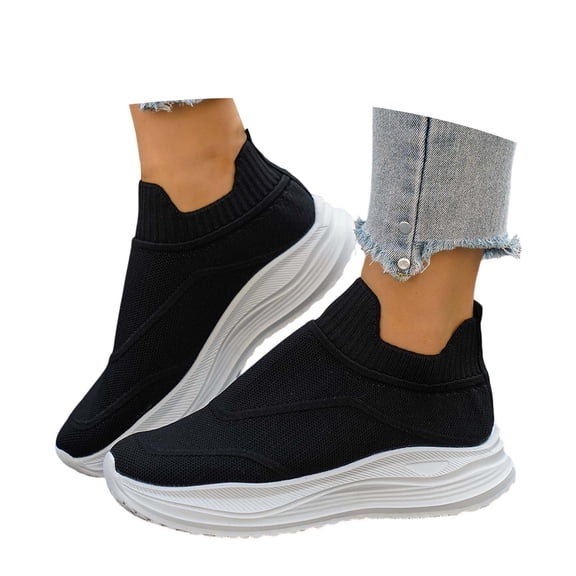 Wide Toe Box Shoes Women Extra Wide Width Tennis Sneakers Ultra Light Running Shoes for Women Non- Diabetic Walking Gym Workout Trainer