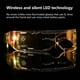 thumbnail image 5 of Monstrate 2 piezas de gafas brillantes para banquete de Navidad alimentado por botón de anteojos iluminado colorido operación gafas Kits de decoración para fiestas FG33 Control doble, 5 of 6