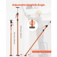 thumbnail image 2 of VEVOR Cabinet Jack Support Pole, 4-Pack, 49.2-114.6 Inch Steel Telescopic Quick Support Rod, Adjustable 3rd Hand System up to 198 lbs Capacity for Installing Cabinets, Lifting Drywall, Cargo Bars, 2 of 9