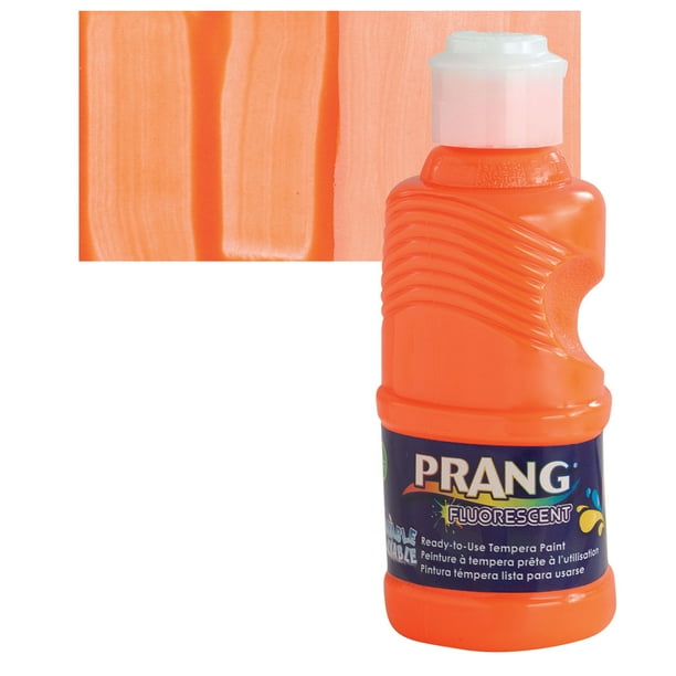 Prang ReadyToUse Washable Tempera Paints Fluorescent Orange