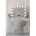 ReignCharm Hollywood Vanity Mirror with Bluetooth Speakers, 12LED