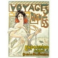 thumbnail image 3 of Salles, Robert 11x14 Black Modern Framed Museum Art Print Titled - Voyages Animes, 3 of 5