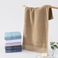 thumbnail image 5 of Xiao Hua 1 toalla de mano para baño, de algodón súper suave y altamente absorbente, ideal para ducha, piscina, spa, gimnasio o uso diario. Medidas: 35 x 75 cm (gris)., 5 of 5