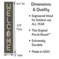 thumbnail image 3 of My Word! Welcome Wolf Porch Board Welcome Sign & Porch Leaner for Front Porch Deck Patio or Wall - Indoor Outdoor Farmhouse Rustic Vertical Home Decor 8"x46.5", 3 of 5