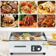 thumbnail image 6 of Faitaliicy Commercial Electric Griddle 110V Electric Flat Top Countertop Griddle Stainless Steel Teppanyaki Grill With Non-Stick Plate Adjustable Temperature Control For Home Restaurant, 6 of 7