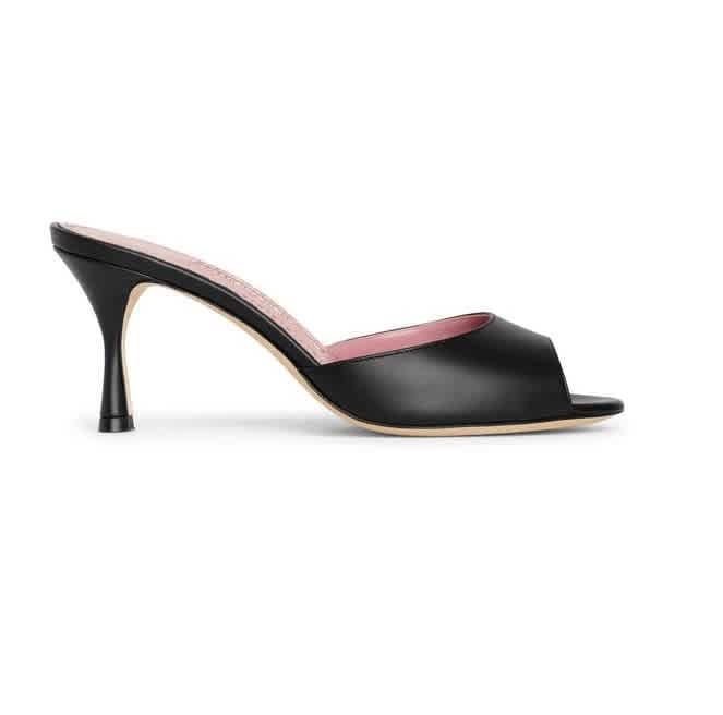Manolo Blahnik Black Pink Jada Open Toe Mules Size Angola Ubuy