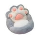 thumbnail image 5 of Sofá perezoso de 1 plaza, muebles con garra de gato, silla de lectura cómoda de felpa para oficina, balcón, salón, sala de estar y dormitorio Gris, 5 of 8