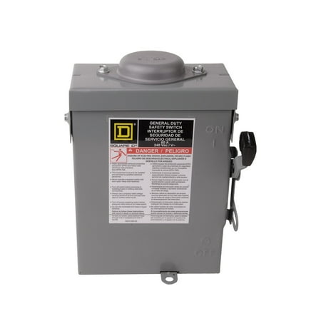 Diversitech 750-60NF-3PH 60A non-fusible, three-phase disconnect switch, UL listed, Square D