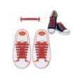 thumbnail image 1 of Coofit Ensemble de 12 Lacets en Silicone Couleur Vive Sans Nœud pour Enfants (Rouge), 1 of 2