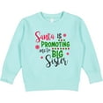 thumbnail image 2 of Inktastic Santa is Promoting Me to Big Sister Toddler Sweatshirt, 2 of 4